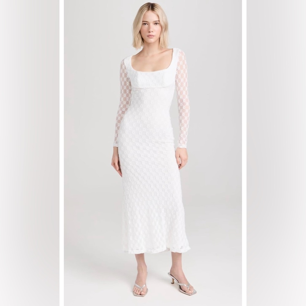 NWT Bardot Women's Adoni Lace Midi Dress